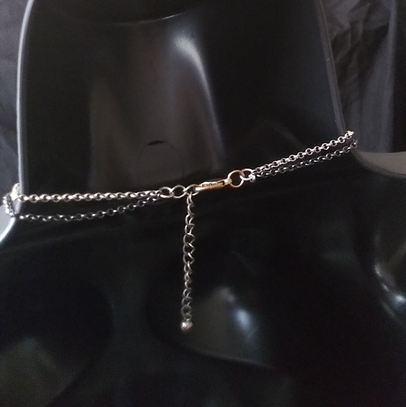 Black silver vintage necklace - Picture 6 of 6